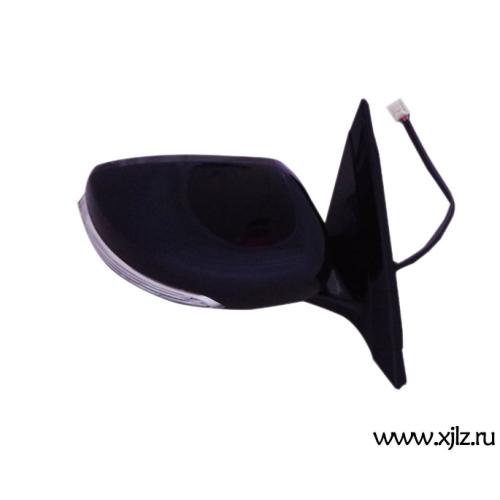 зеркало 9 контактов LED чёрное L
